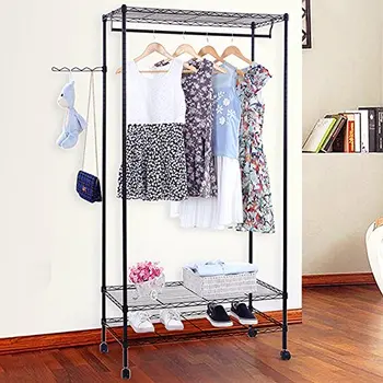 

Clothing Rack clothing Rails rugged metal-20-25 jackets WINTER load capacity LGR45P