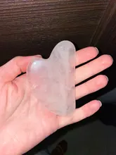 Natural Jade Gua Sha tablero raspador masaje de cuarzo rosa Jade Guasha piedra cara cuello levantamiento de la piel arrugas removedor de belleza