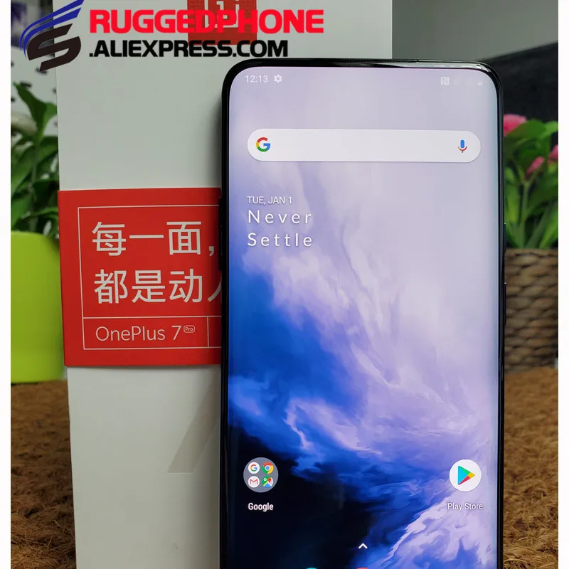 Oneplus 7 Pro смартфон 12 Гб + 256 ГБ 6 67 дюйма 3120*1440 Android 9 Snapdragon 855 48 0 МП камеры NFC 5V 6A