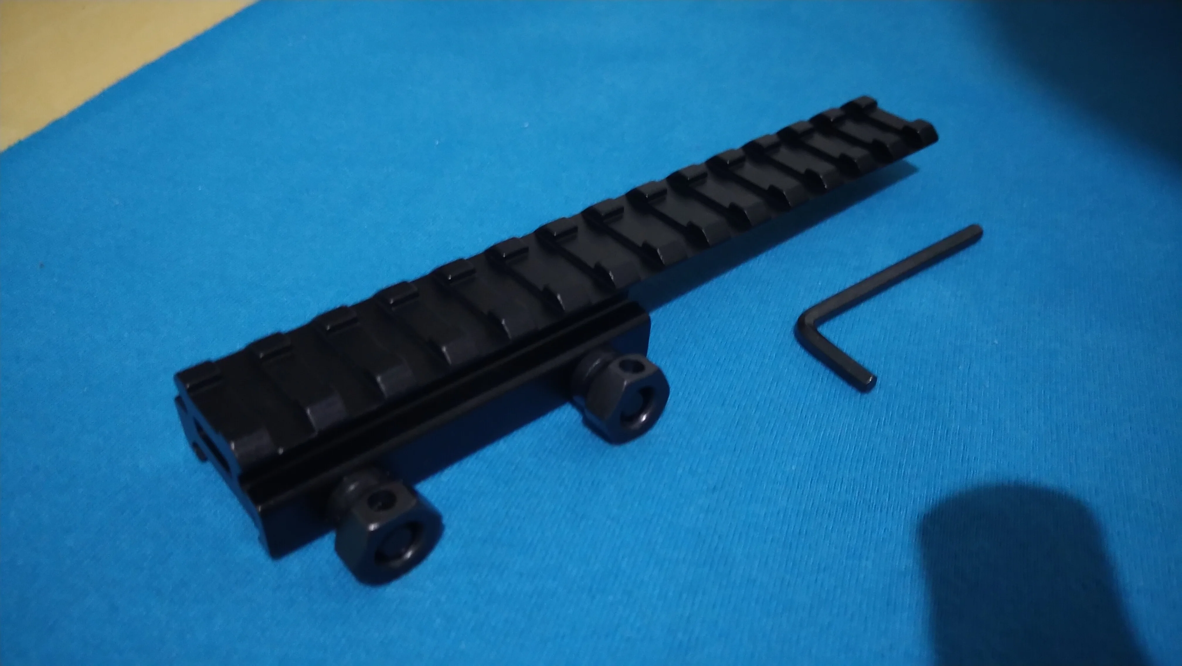 20mm Weaver 14 Slot Long Rifle Scope Riser Rail Picatinny Mount Hunting