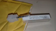 XCAN Tapered Molino de extremo 1pc R0.25/R0.5/R0.75/R1.0 3.175mm vástago de grabado de madera poco CNC Router poco de fresado