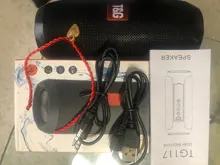 Altavoz portátil Bluetooth inalámbrico TG117, barra de sonido para deportes al aire libre, resistente al agua, compatible con tarjeta TF, Radio FM, entrada Aux