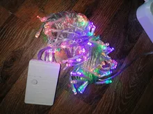 Lamps Led-String-Light Festoon Christmas-Decoration Outdoor Garland Holiday Party Waterproof