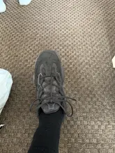 Xpay-Zapatillas De correr Air 350 para Mujer, Zapatos transpirables De ratón del desierto 500 YY 700, sombra De sal, visión suave, color blanco y negro