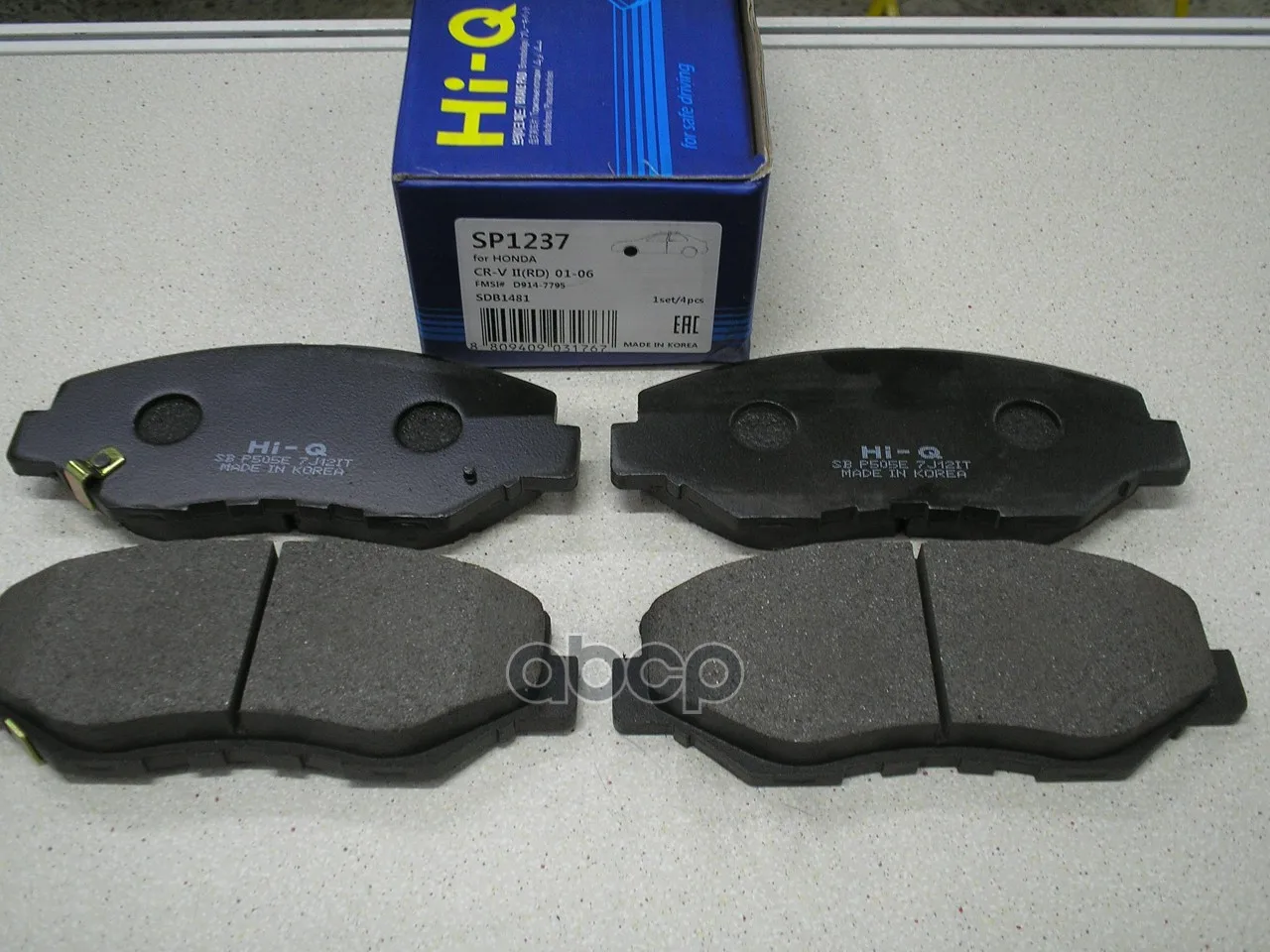 Колодки Тормозные Honda Cr-V Ii/Element 02- Передние Sangsin Brake Sp1237 Sangsin brake арт. SP1237