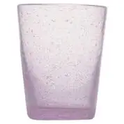 

Memento Set 6 Bicchieri Vetro pulegoso Senza Gambo Mauve (Malva)