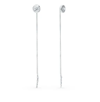

Silver earrings with cubic zirconia sunlight sample 925