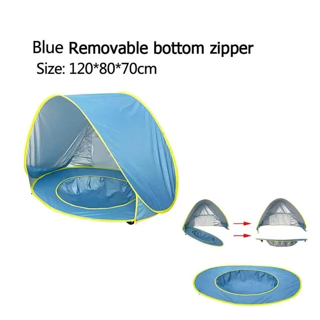 Детский пляжный тент, Детский водонепроницаемый всплывающий тент от солнца, тент с защитой от УФ-лучей, солнцезащитный тент с бассейном для детей, открытый кемпинг, солнцезащитный тент для пляжа - Цвет: g