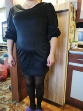 Patchwork-Dress A-Line-Lantern-Sleeve V-Neck Lace-Edge Simplee Open-Back Nightclub Sexy