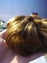 XINRAN-extensiones de moño sintético para mujeres y niños, moño desordenado y rizado, extensión de pelo para boda