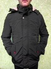 Los hombres de invierno de 2020 nuevo Casual largo grueso con capucha de lana con capucha Parkas a prueba de agua chaqueta de abrigo de los hombres prendas de vestir de moda bolsillos Parka chaqueta 46-58