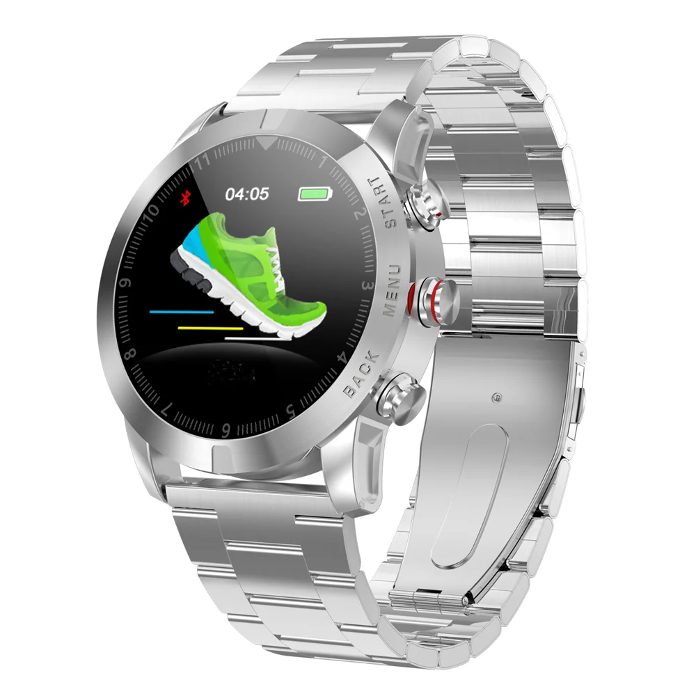 Сталь Водонепроницаемые умные часы CARCAM SMART WATCH S10 фитнес-трекер - Цвет: Сталь