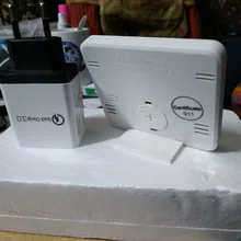 Termómetro multifunción higrómetro, Monitor electrónico automático de temperatura y humedad, reloj con pantalla LCD grande de 3,2 pulgadas