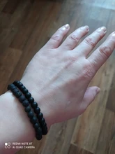 Set pulsera parejas distancia negro blanco de Lava Natural piedra de ojo de tigre cuentas pulseras de Yoga para las mujeres de los hombres cuerda elástica joyería