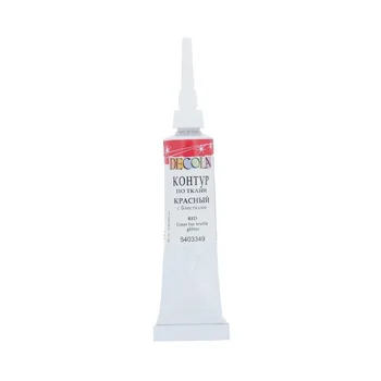 

DeCola red fabric contour with sequins 18 ml