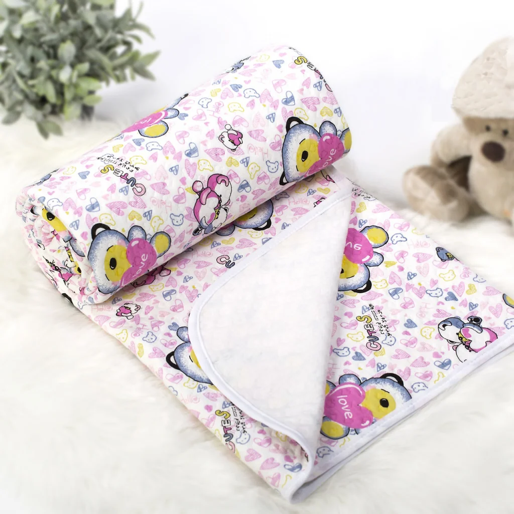 Детское трикотажное одеяло-покрывало Карапуз (розовый) | Дом и сад