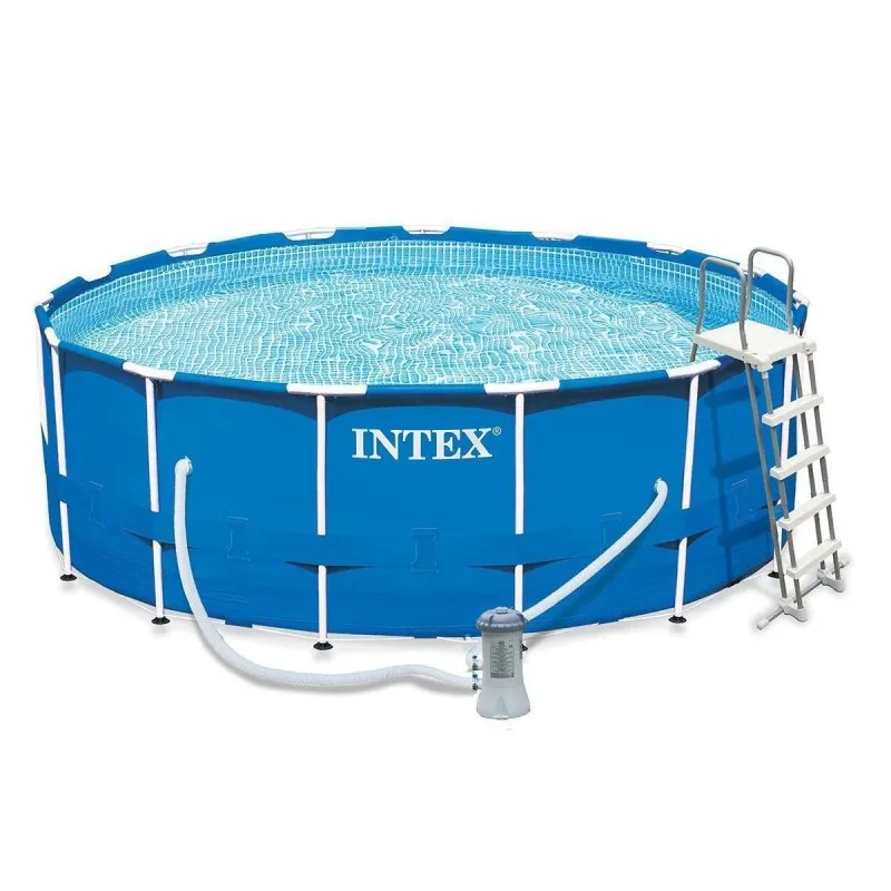 Scaffold round pool for garden summer leisure bathing summer Intex size 457  х122см, item No. 28242|Pool & Accessories| - AliExpress