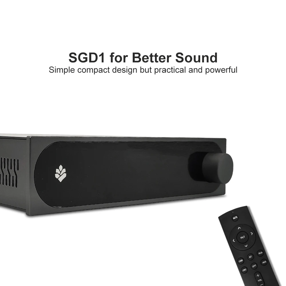 Smartfly SGD1 Высокое разрешение аудио цифровой аналоговый преобразователь сбалансированный HiFi ЦАП чип ES9038Q2M ES9311 предусилитель дистанционное управление