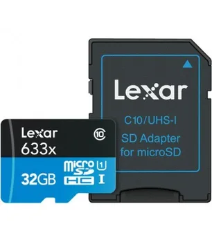 

LEXAR MICRO SD 32GB 95 MB/S 633x UHS-I