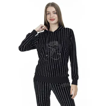 

Via Dante Stone Detail Hooded Tracksuit Top WOMENS TRACKSUIT SIX 29630977VD