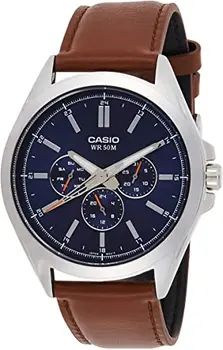 

Casio Precisionist men's watch MTP-SW300L-2AV Sweep Second hand strap leather