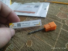 Fresadora de madera arriba y abajo corte 2 flautas espiral de herramienta de fresado CNC Router de compresión de fresa final para madera de corte Bits