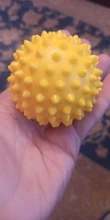 Pelota de Yoga y masajes con pinchos de PVC, 70mm, punto de disparo, deporte, Fitness, dolor en el pie, estrés, alivio del músculo, pelota de relajación, herramienta de cuidado saludable