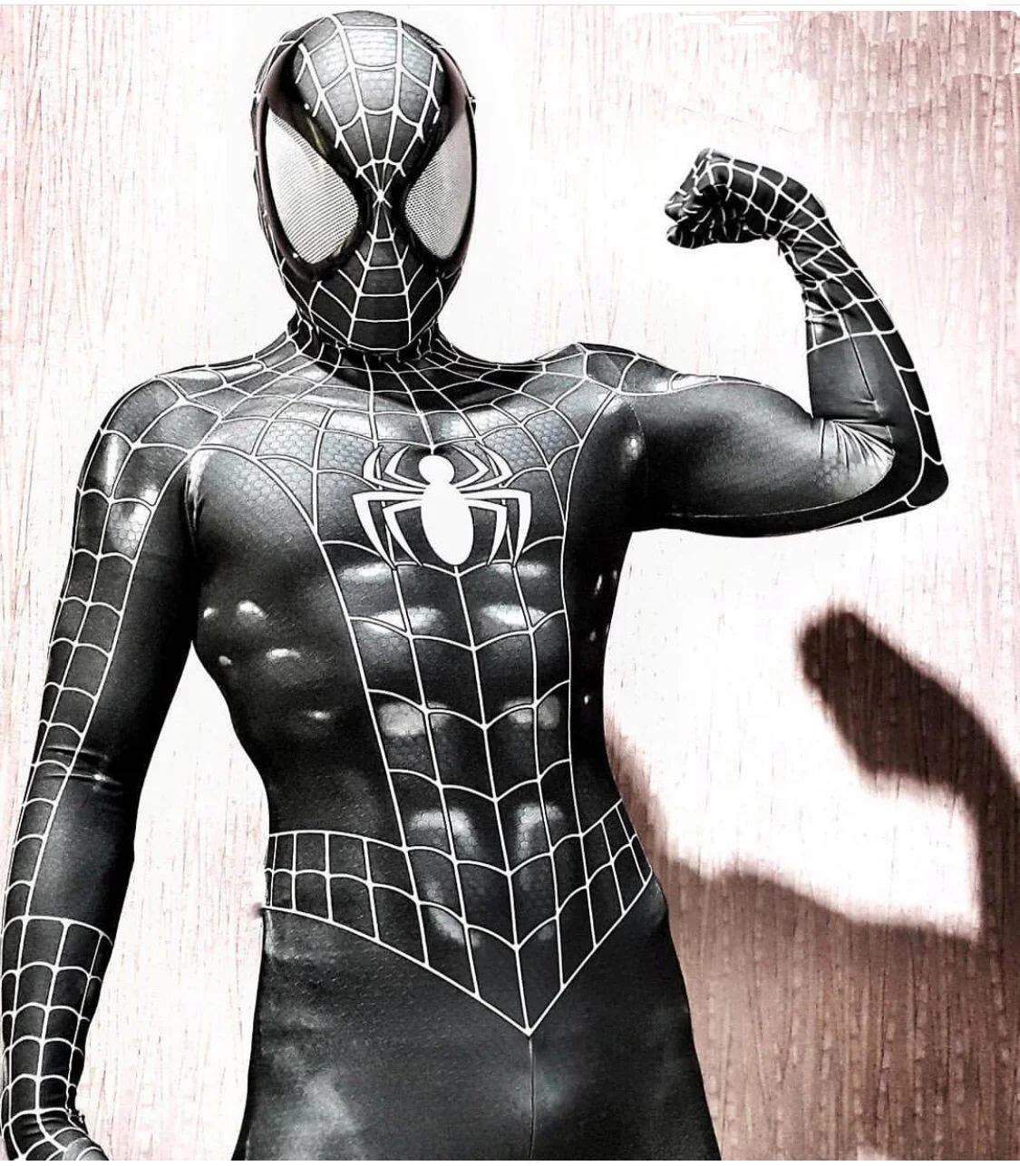 

Superhero Symbiont Raimi Costume Cosplay Zentai Jumpsuit Spandex Lycra Bodysuit Halloween Costume for Adult/kids Anime Costume