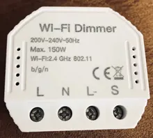 Controlador de intensidad LED inteligente para hogar, wifi inteligente con enchufe de pared, control por aplicación remota para hogar con 1/2 canales, funciona con Alexa Echo y Google Home, bricolaje