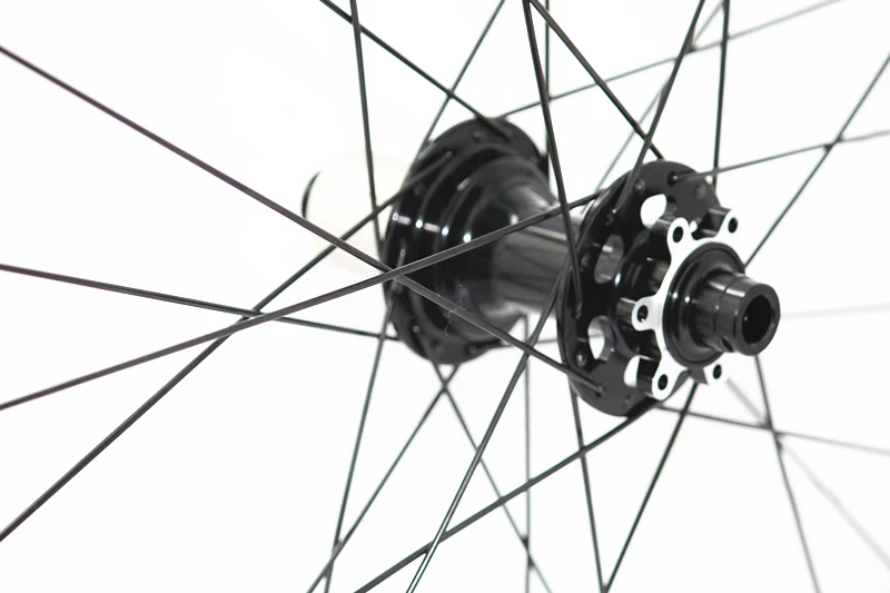 650B полный углеродный горный велосипед колеса 27," MTB крючковый обод с Thru-Axle Hub 38,5 широкие бескамерные диски