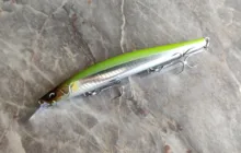 Ravenclraft-señuelo de Pesca wobblers 113SF 12,2g, pececillo flotante lento, Jerkbait, labio poligonal, gancho triple para trucha de lubina