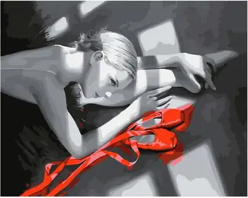 

Painting by numbers GX 33171 color accent/ballerina 40*50