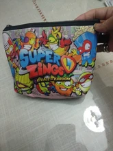 Super Zings-estuche de cosméticos para mujer, bolsa de maquillaje de juego de dibujos animados, gran capacidad, bolsa de almacenamiento de juguetes multifunción, el mejor regalo para niños