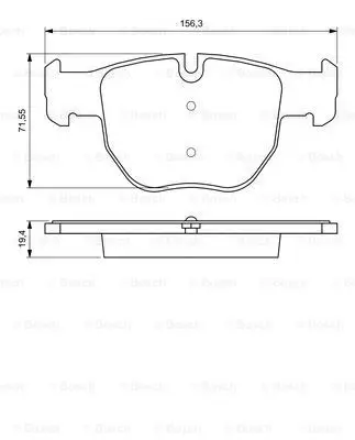 Колодки дисковые п.\ Land Rover Range Rover 4.4i/3.0TD 02 BOSCH