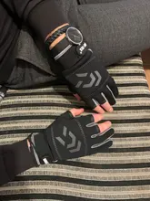 Fishing-Gloves Fish-Equipment Anti-Slip Angling Finger-Sports Outdoor Women 3-Cut 1-Pair