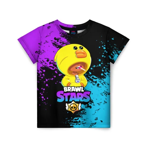 Детская футболка 3D Brawl Stars Sally Leon | одежда и обувь