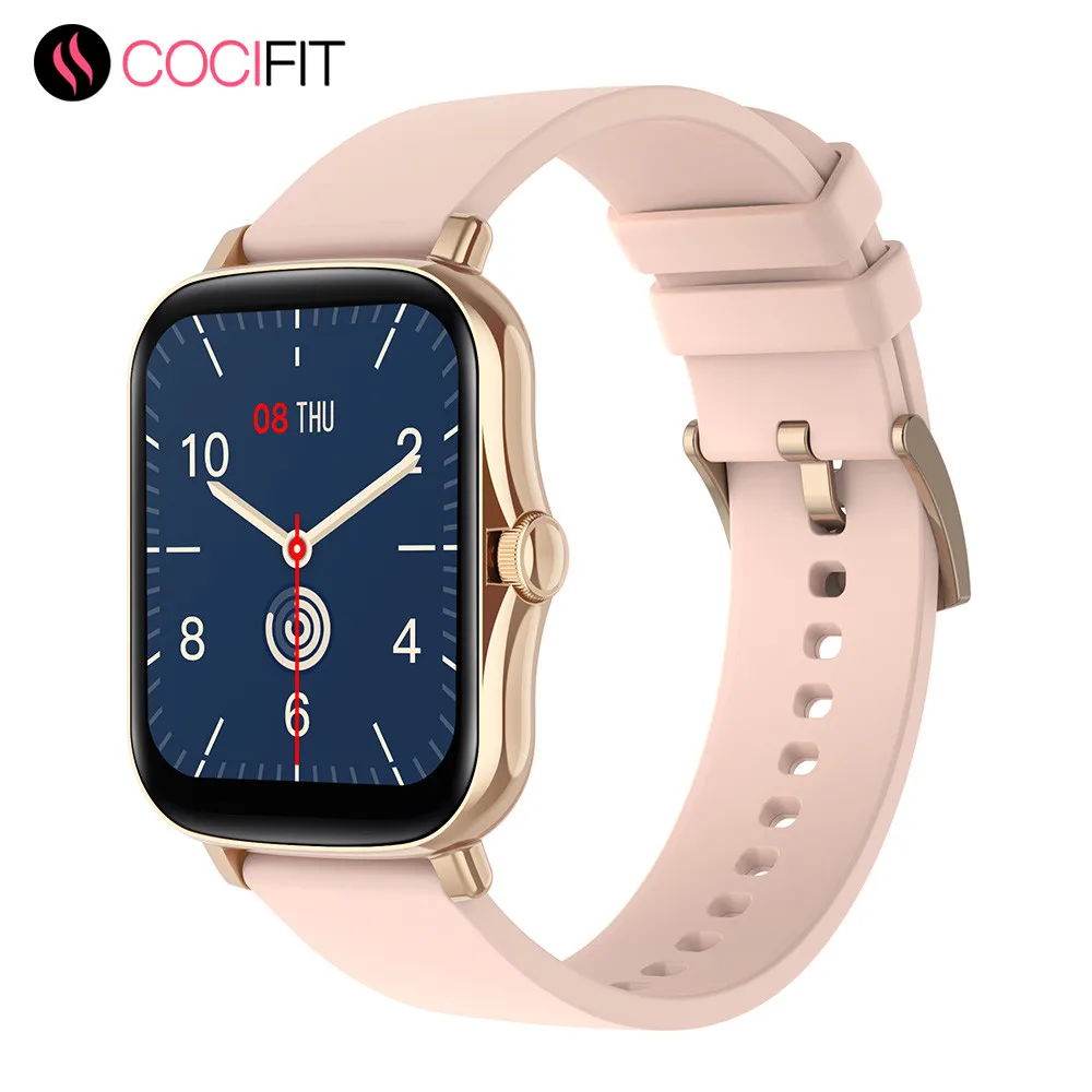 COCIFIT GTS2 1.69 inch 2021 Smart Watch Full Touch Fitness Tracker IP67 waterproof Women GTS 2 Smartwatch for Xiaomi phone
