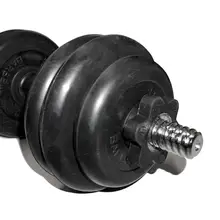 Гантель 14кг с обрезиненными дисками и ручкой MB Barbell D26 Гантель 14кг с обрезиненными дисками и ручкой MB Barbell D26
