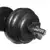 Гантель 14 кг с резиновыми колесами и ручкой MB barbell D26
