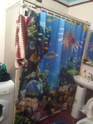 Tropical Fish Shower Curtain Undersea Turtle Waterproof Bath Curtains for Bathroom  Bathtub Bathing Cover Large Wide 12pcs Hooks - Price history & Review, AliExpress Seller - WHQ Official Store