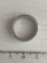 Asjerrya-anillo de acero inoxidable con diseño de alas de la libertad, anillo negro de ataque a Titan, plateado, para mujeres y hombres