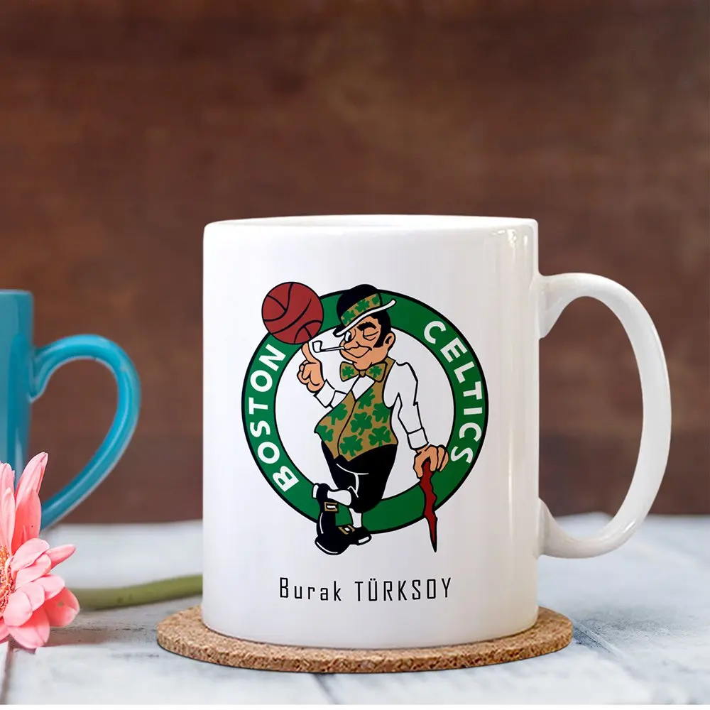 

Personalized NBA Boston Celtics White Mug Cup