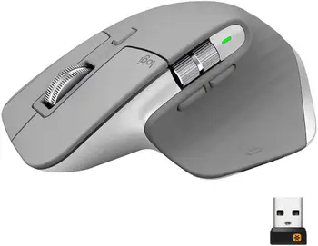

Logitech MX Master 3 Advanced Wireless Mouse - Mid Grey