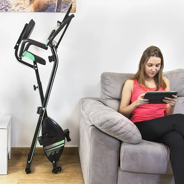 Складной магнитный статический велосипед Cecofit Pro 7016