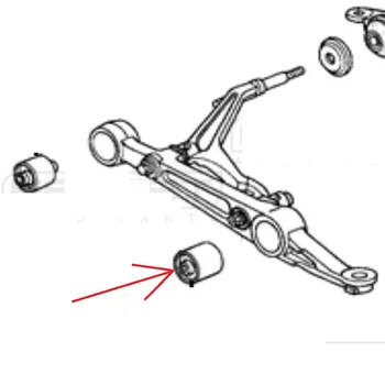 

1 Pc Front Lower Control Arm Bushing 51810-SH3-003 for Honda Civic Diameters 40mmx12mmx50mm