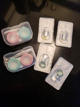 Lentes de contacto oficiales de bio-essence, Color azul, serie mágica, 1 par (2 uds), para lentillas de ojos, venta al por mayor