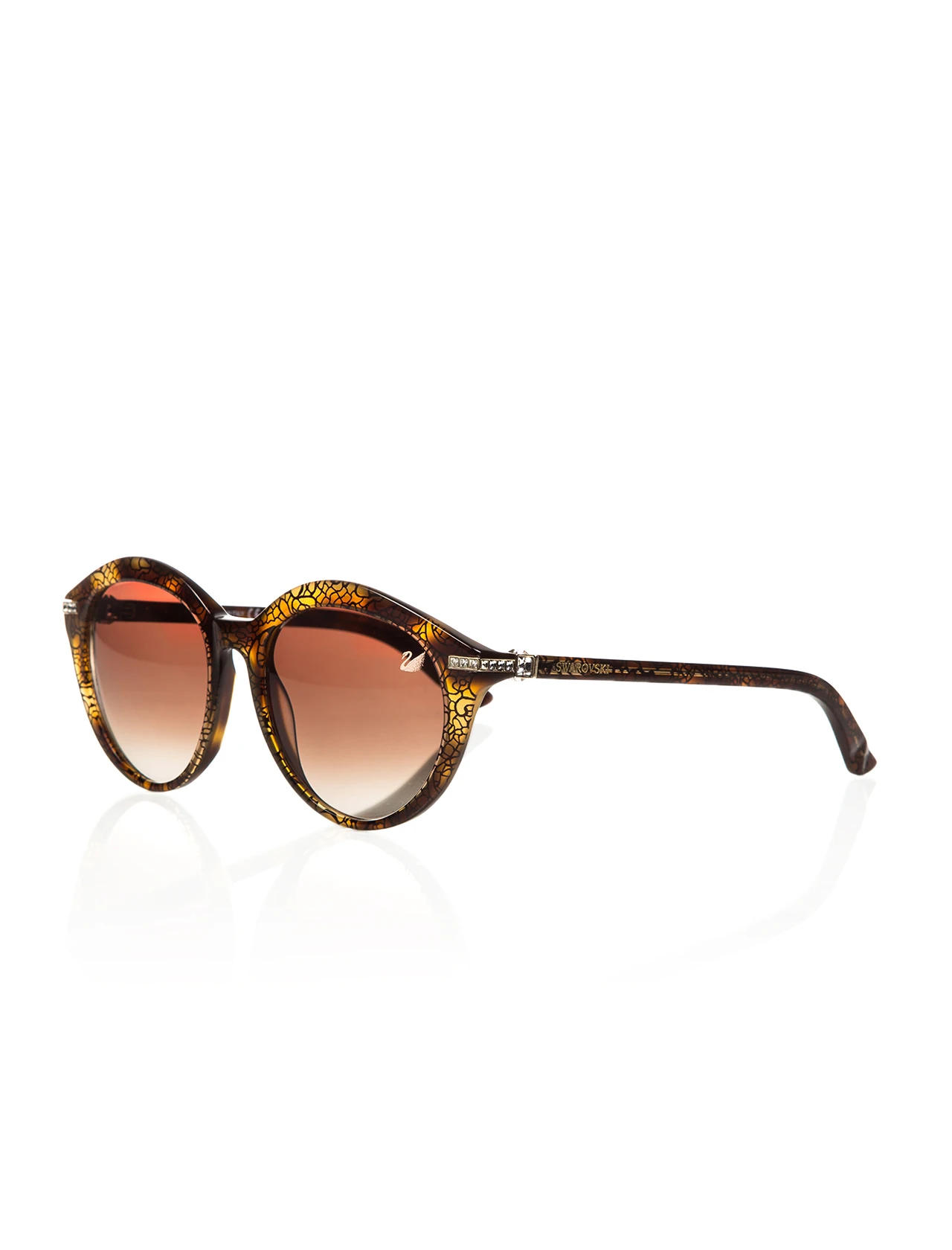 

Women's sunglasses swr 0070 56f bone Brown organic 55-swarovski