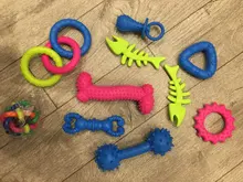 Pet-Toys Dog Toy Puppy Rubber-Resistance Chew Small Dogs Teeth-Cleaning Bite 10PCS 