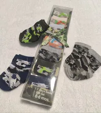 Calcetines tobilleros de algodón para recién nacidos, 7 pares, suaves, transpirables, de 0 a 6M