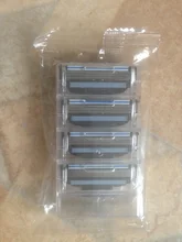 Cuchillas de afeitar para hombre, afeitado de cara, alta calidad, cuchillas afiladas estándar para Mache 3, 4 unids/lote